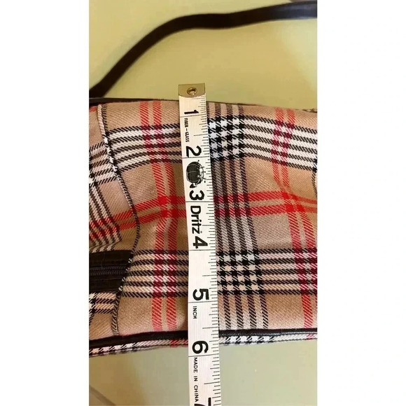 Vintage Tartan Pattern Zip-Around Lunch Crossbody Bag - Picture 12 of 16